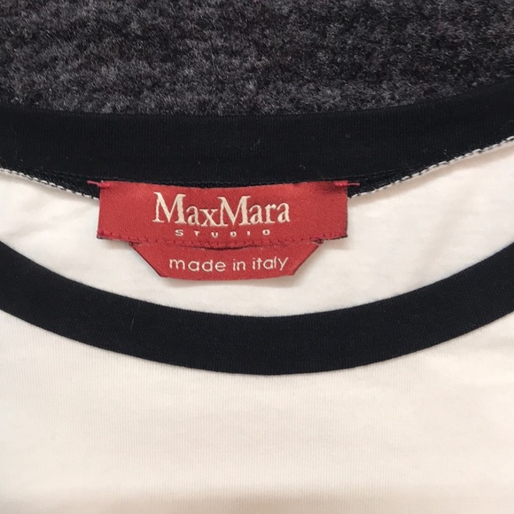 MaxMara Long Sleeve Color Block Blouse - Picture 2 of 7